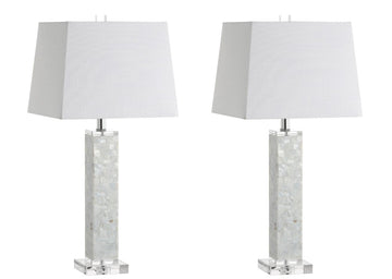 Noelle 28.5" Seashell LED Table Lamp - JONATHAN Y